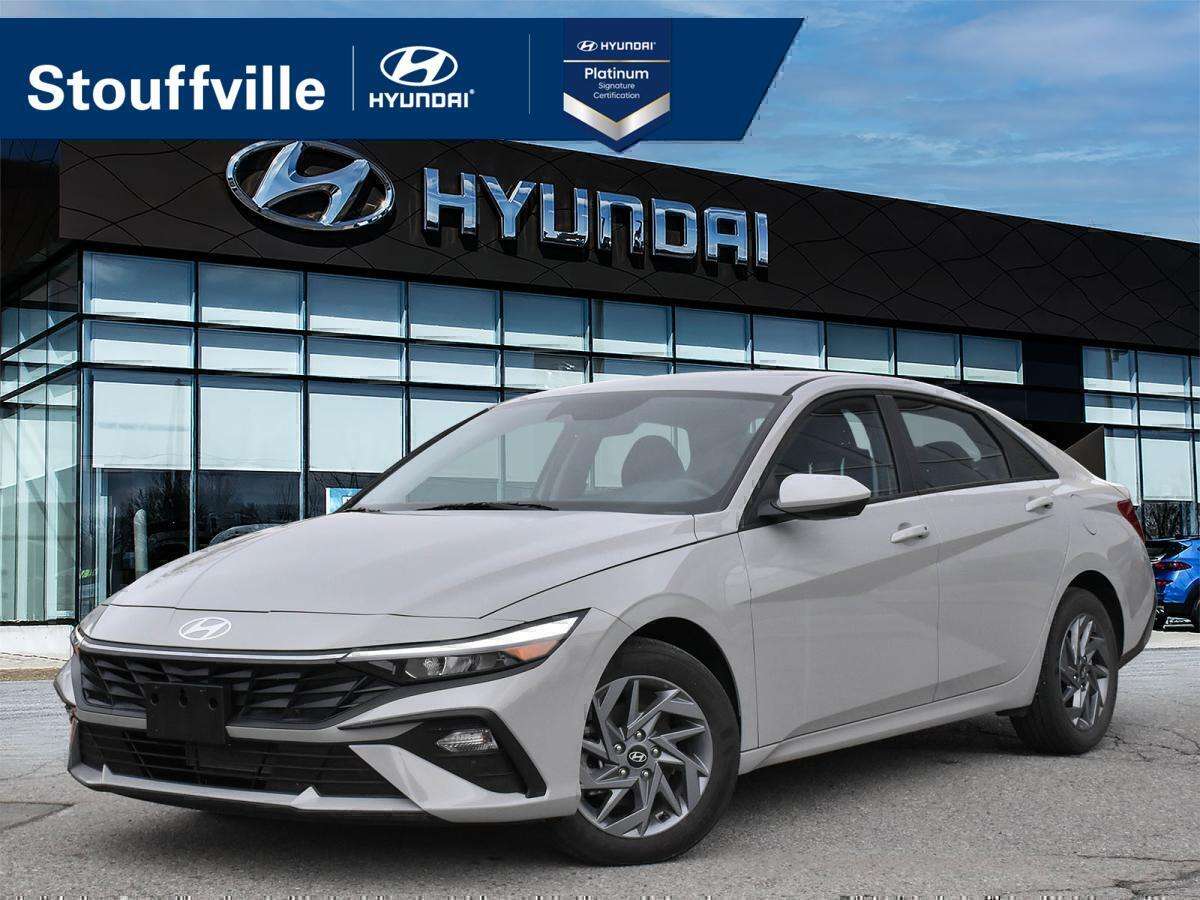 Gray 2025 Hyundai Elantra Sedan Automatic
