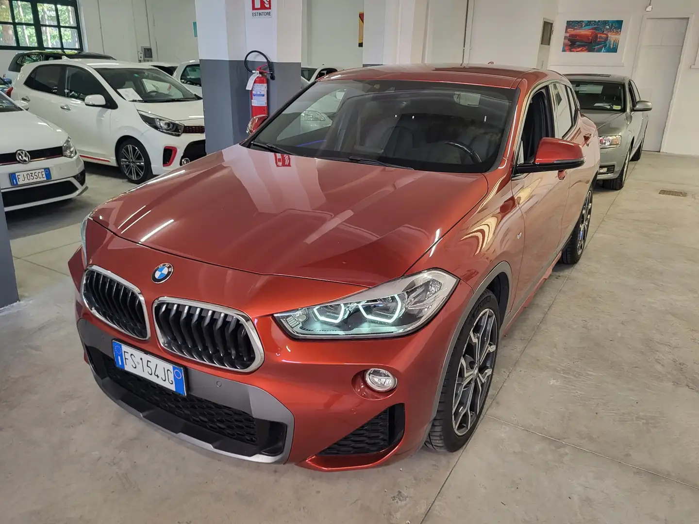 BMW X2 xdrive20d Msport X auto PREZZO REALE!TAGLIANDI BMW Rosso - 1