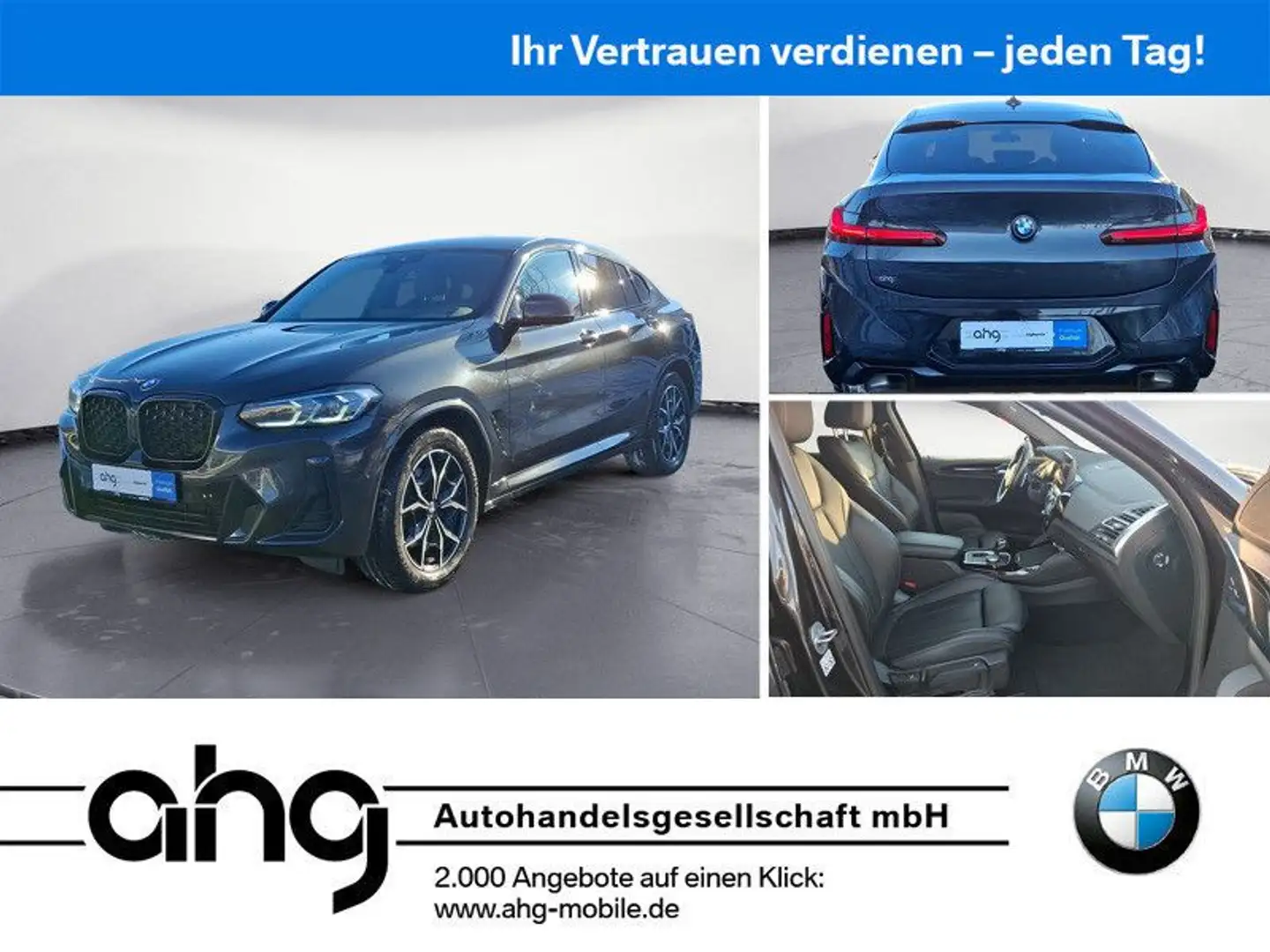 BMW X4 xDrive30i AT M Sportpaket Innovationsp. HIFI Grau - 1