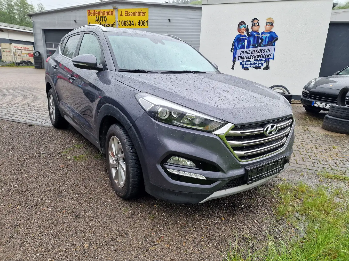 Hyundai TUCSON Style 4WD-NAVI-AUTOMATIK-LED-LEDER-KAMERA Grau - 1