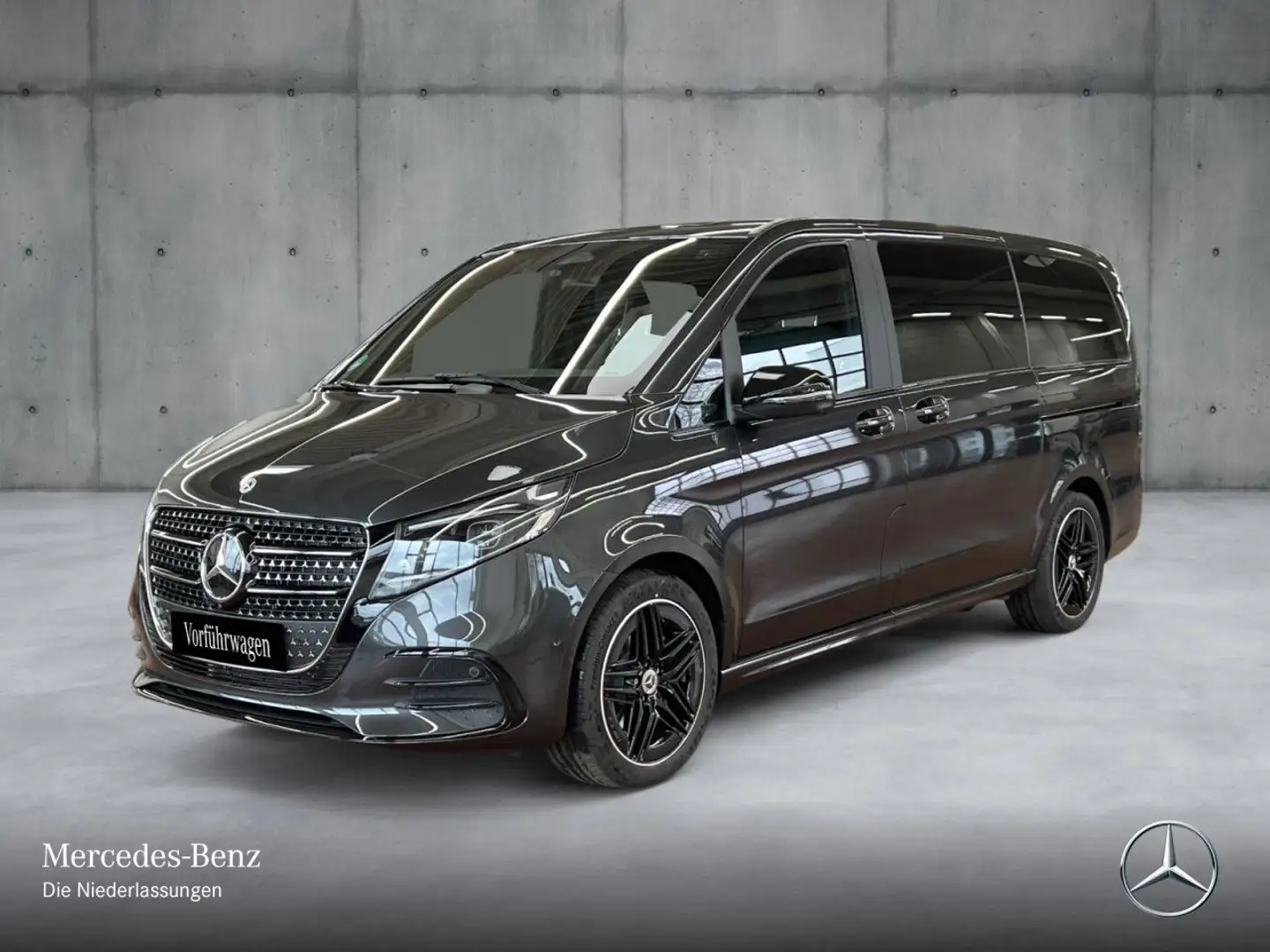 Mercedes-Benz V 300 d AVANTGARDE+AMG+9G+AHK+StandHZ+Klimaautom Grau - 2