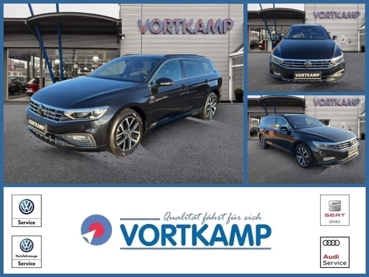 Volkswagen Passat Variant Business IQLight/AHK/Memory Schwarz - 1