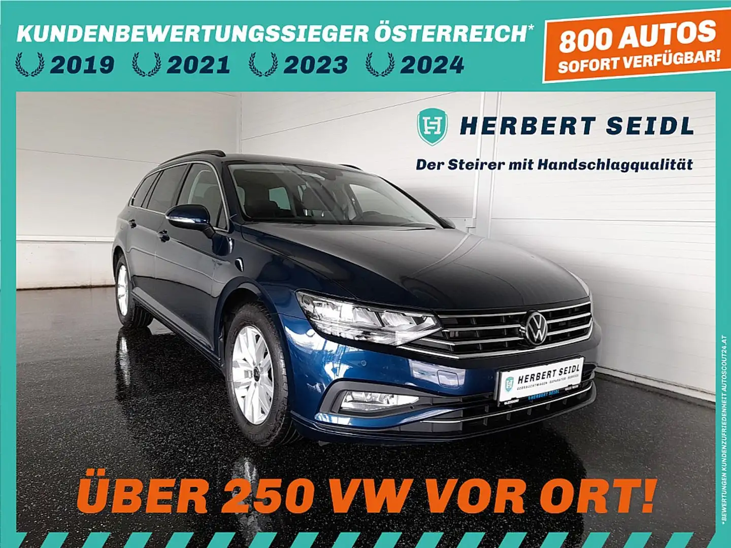 Volkswagen Passat Variant BUSINESS 2,0 TDI DSG *LED / NAVI / AHV & KAMERA... Blau - 1