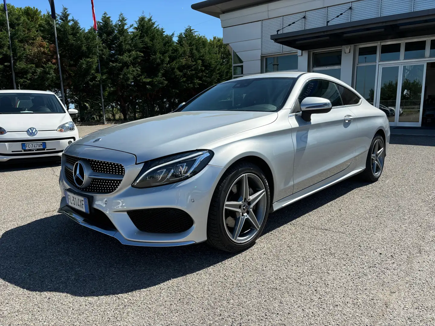 Mercedes-Benz C 220 Classe C220 Coupe Premium Plus 4matic auto Zilver - 1