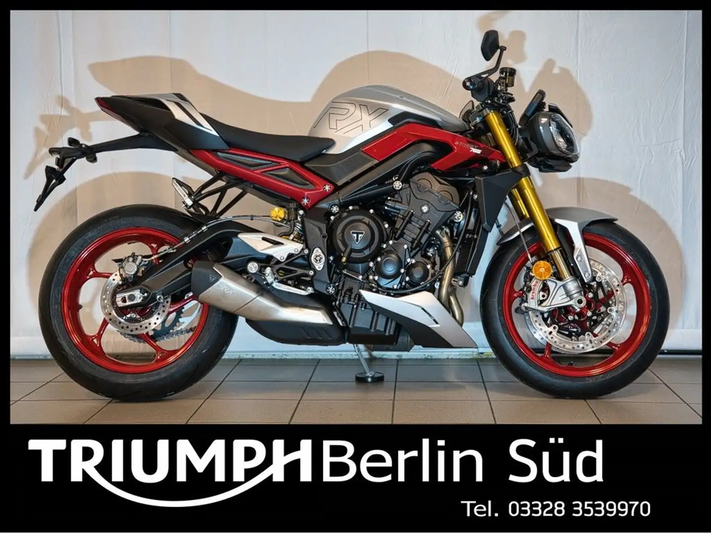 Triumph Street Triple 765 RX Argent - 1