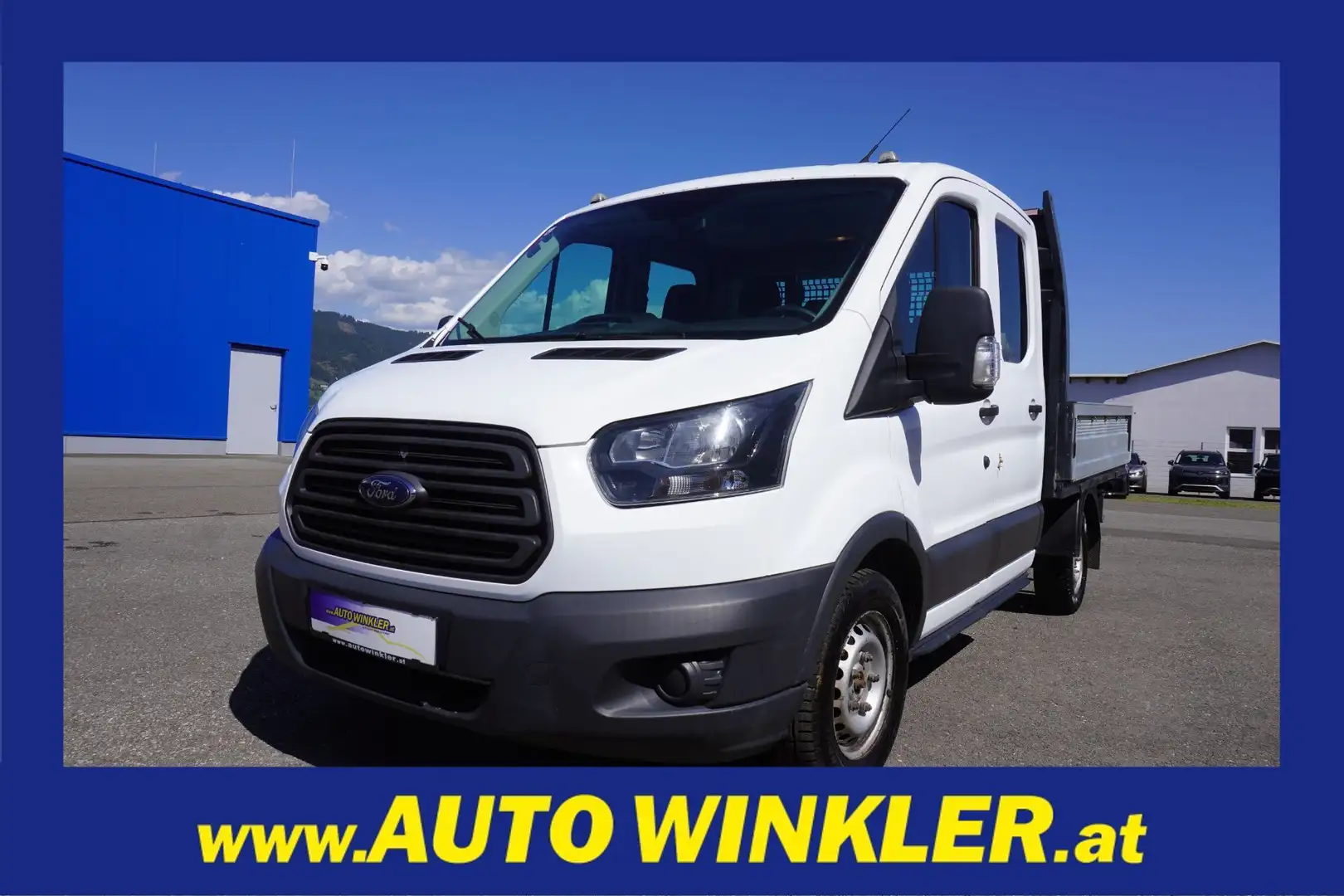 Ford Transit Pritsche 2,0 TDCi L2H1 DK 7Sitze/Klima Weiß - 1