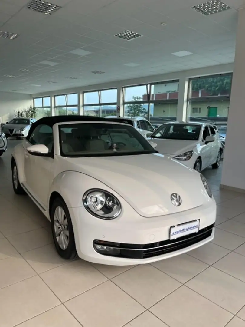 Volkswagen Maggiolino Cabrio 1.2 TSI Design Blanc - 1