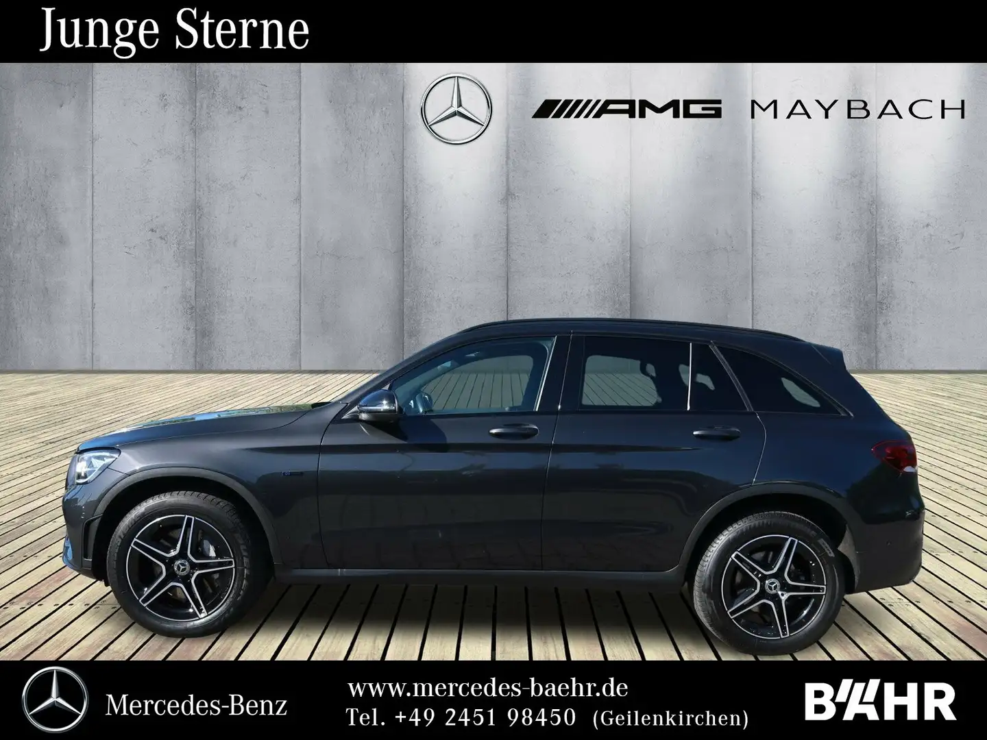 Mercedes-Benz GLC 300 GLC 300 e 4M AMG+Night/Pano/AHK/Distronic/LMR19" Grijs - 2