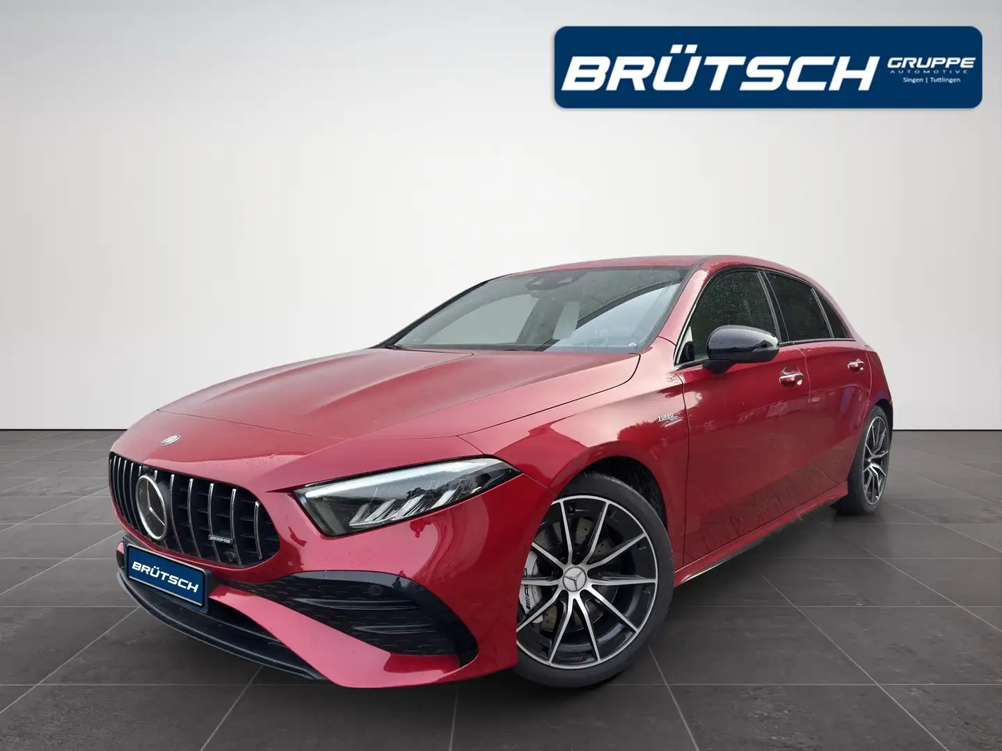 Mercedes-Benz A 35 AMG 4Matic AUTOMATIK / LED / AHK / NAVI / BURMESTER Rot - 1