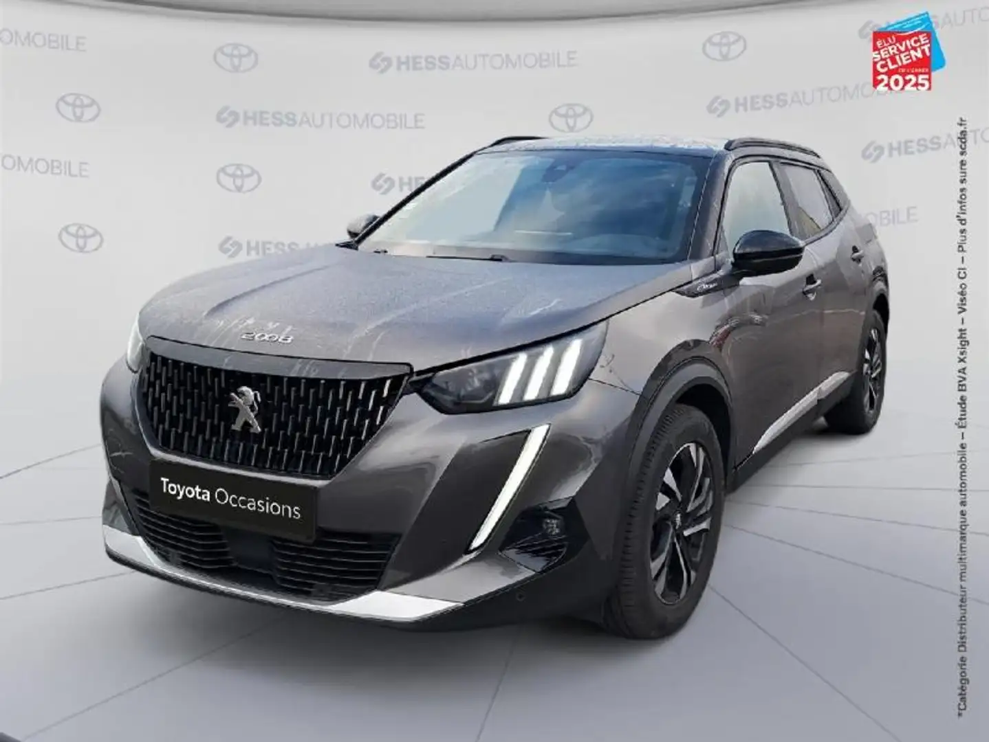 Peugeot 2008 1.2 PureTech 130ch S\u0026S GT Line EAT8 7cv Grijs - 1