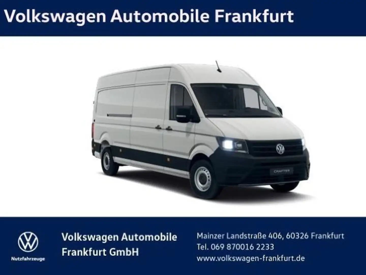 Volkswagen Crafter 35 Kasten 2.0 TDI Klima DAB+ Weiß - 2