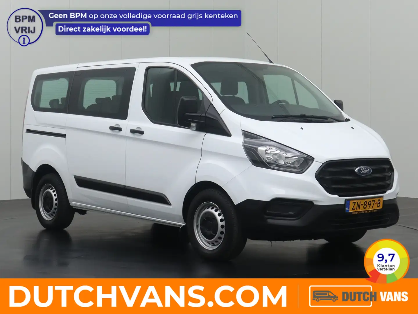 Ford Transit Custom 2.0TDCI Kombi 9-Persoons | Personenbus | Kombi | A Wit - 1