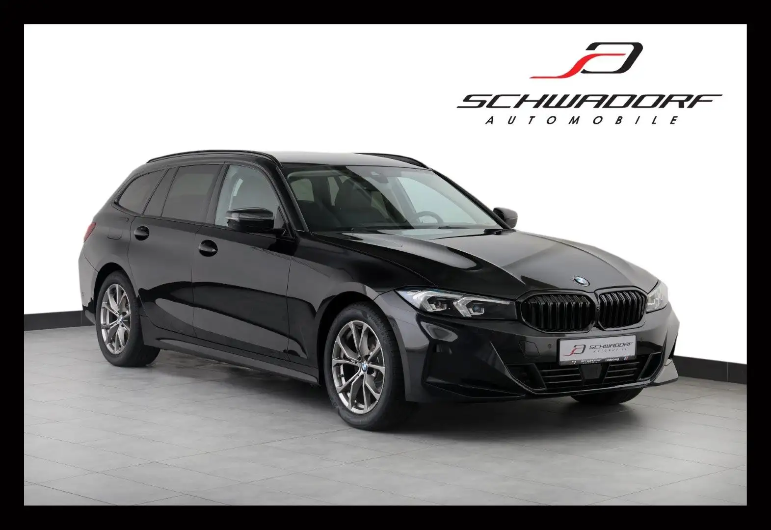 BMW 320 d Touring Sportsitz Widscreen ACC RFK 17" Schwarz - 1