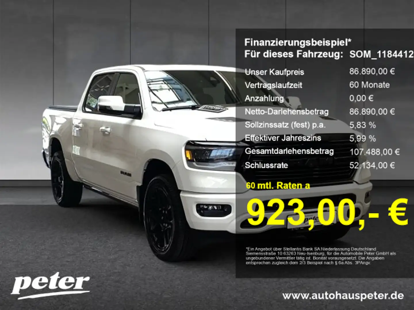 Dodge RAM RAM 1500 Laramie Night G/T CrewCab 5,7LV8etorque Fehér - 1