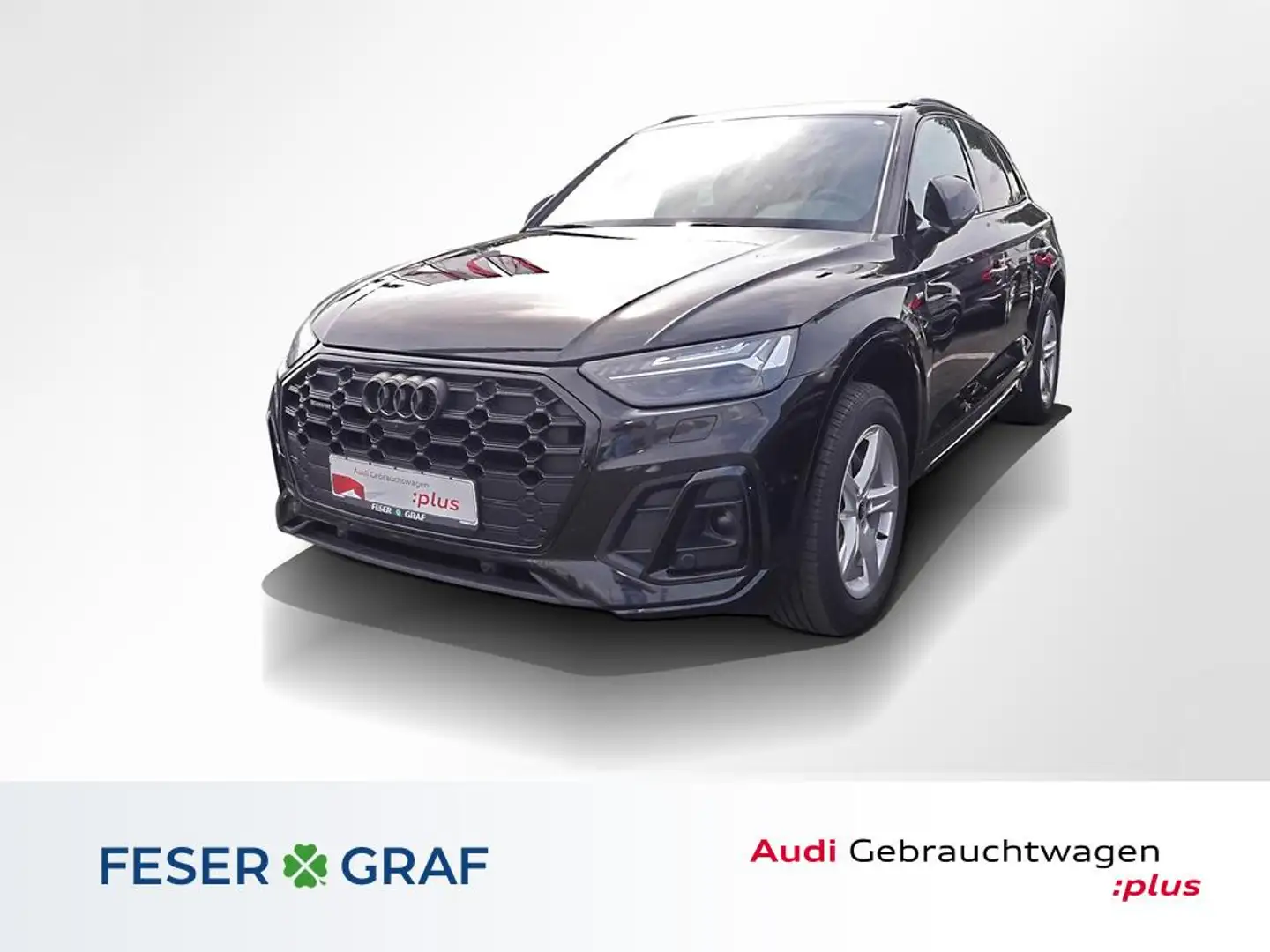 Audi Q5 S line 40 TDI Matrix AHK 360° Navi Virtual Schwarz - 1