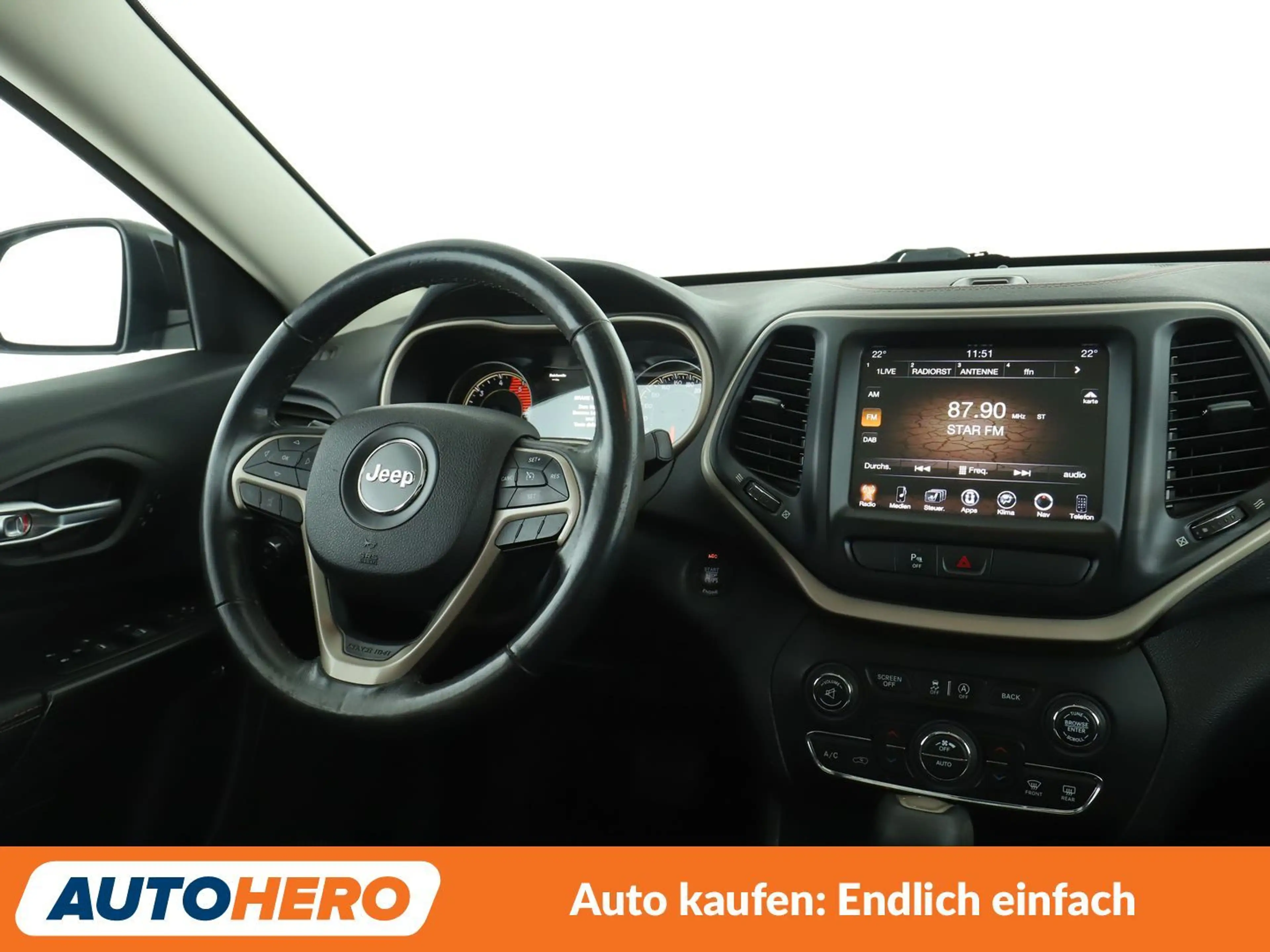 Jeep Cherokee 2.2 M-Jet Limited 4WD Aut.*NAVI*CAM*TEMPO*PDC* — photo 13