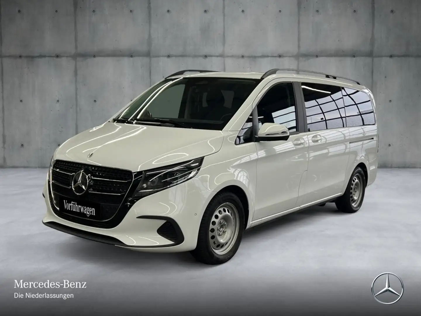 Mercedes-Benz V 250 d STYLE+9G+Navi+DIS+e.Türen+Klima+SitzHZ Weiß - 2