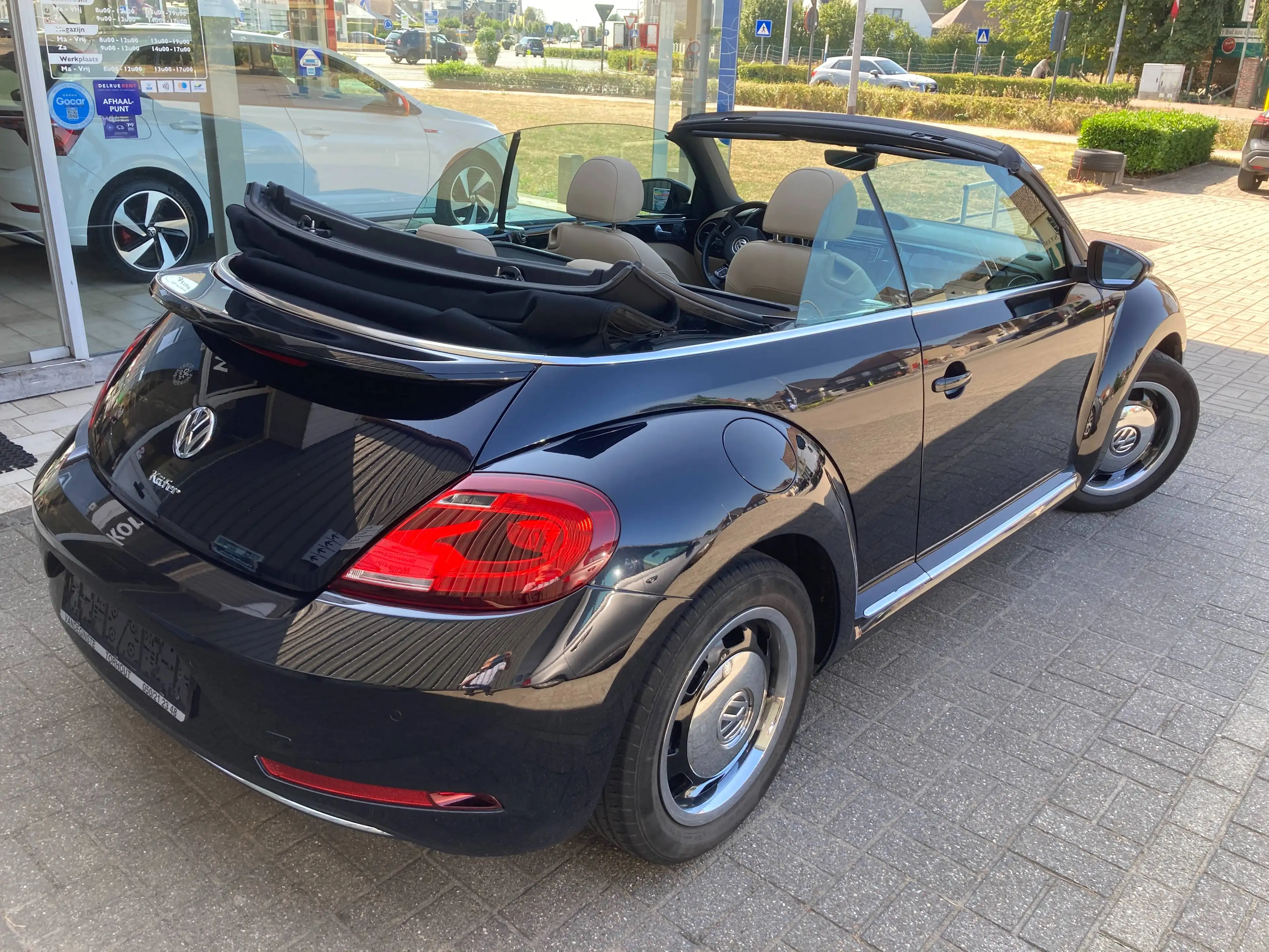 Volkswagen Beetle Cabrio -GPS -LEDER Sportzetels -Airco -LED -Camera -Windscherm -Last Edition -2018!!! — photo 9