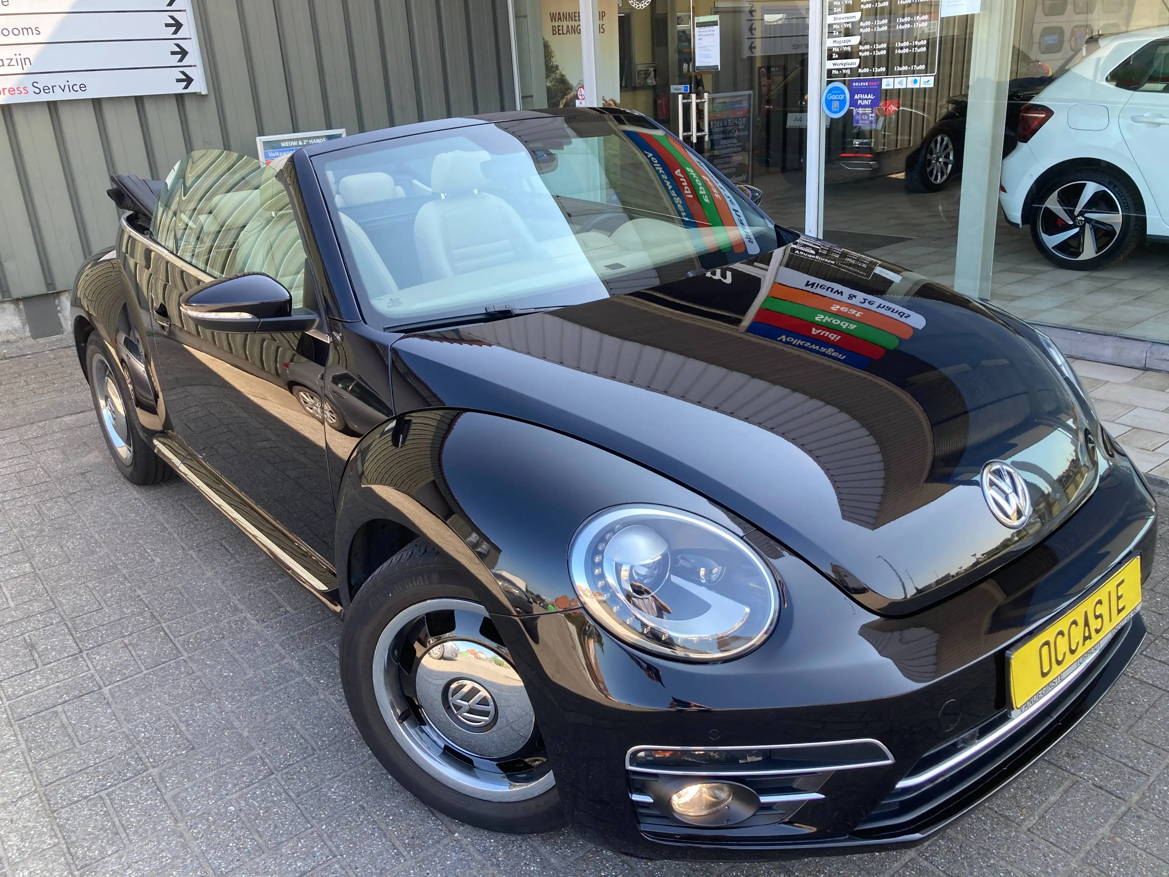 Volkswagen Beetle Cabrio -GPS -LEDER Sportzetels -Airco -LED -Camera -Windscherm -Last Edition -2018!!! — photo 11