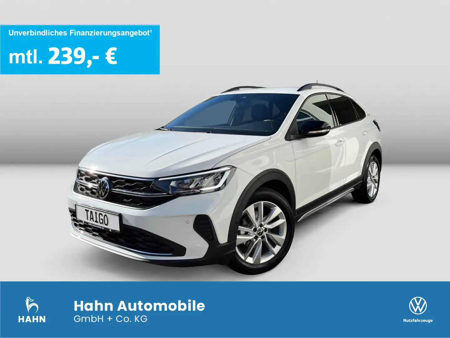 Volkswagen Taigo GOAL 1,0TSI DSG NAV KAM LED ACC GANZJAHRES Weiß - 1