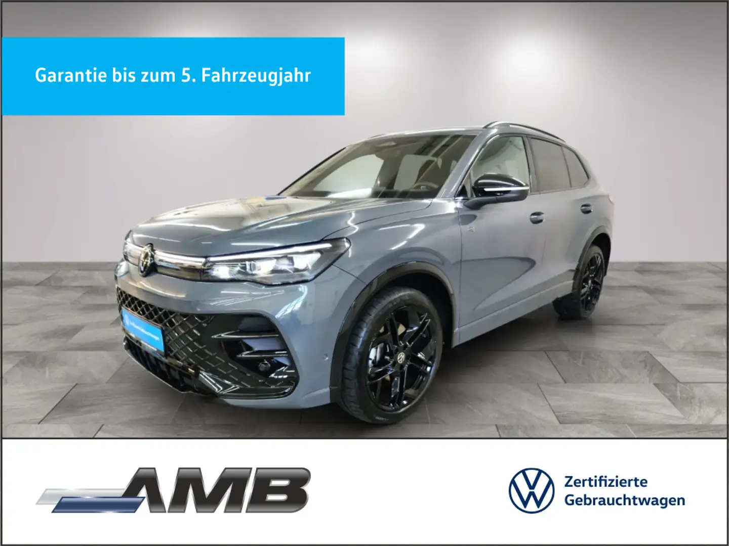 Volkswagen Tiguan R-Line Black Style 2.0 TSI Standhz/3.30Ga Grau - 1