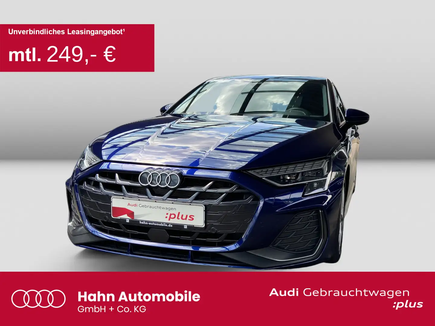 Audi A3 35TFSI S line Virtual AHK Navi LED Blau - 1
