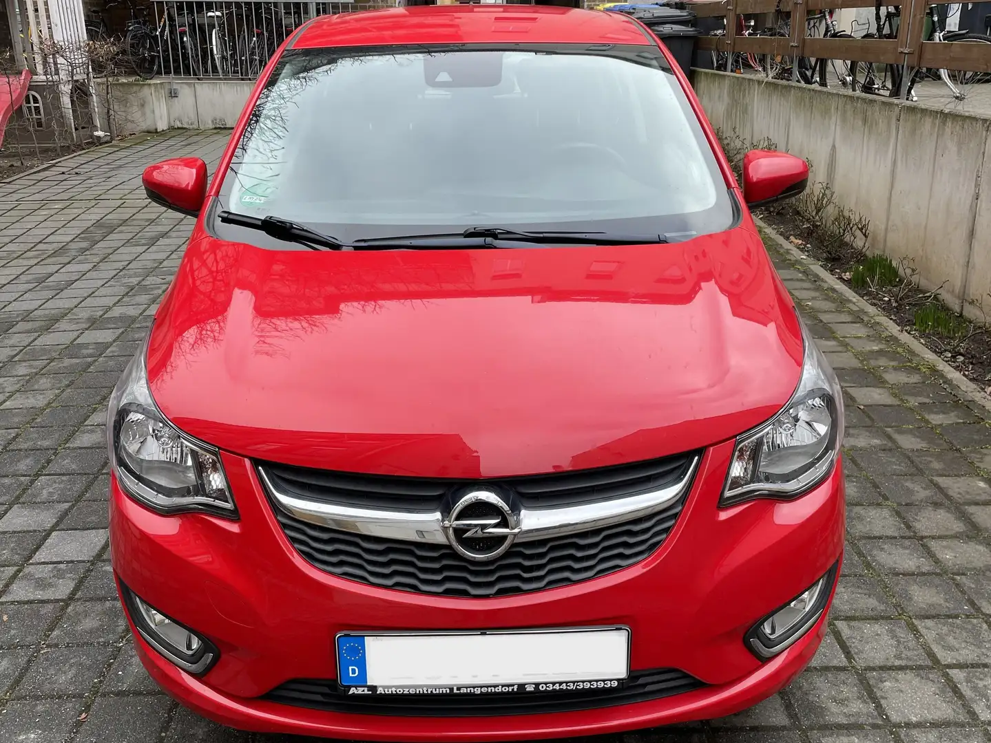 Opel Karl Karl 1.0, TÜV 02/27, Sitz-u. Lenkradheiz, Klima Rot - 2