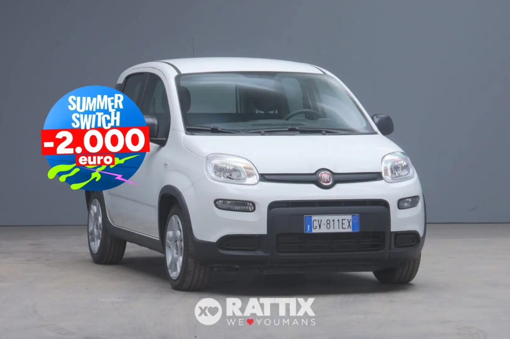 Fiat Panda 1.0 Firefly Hybrid 70CV Weiß - 1