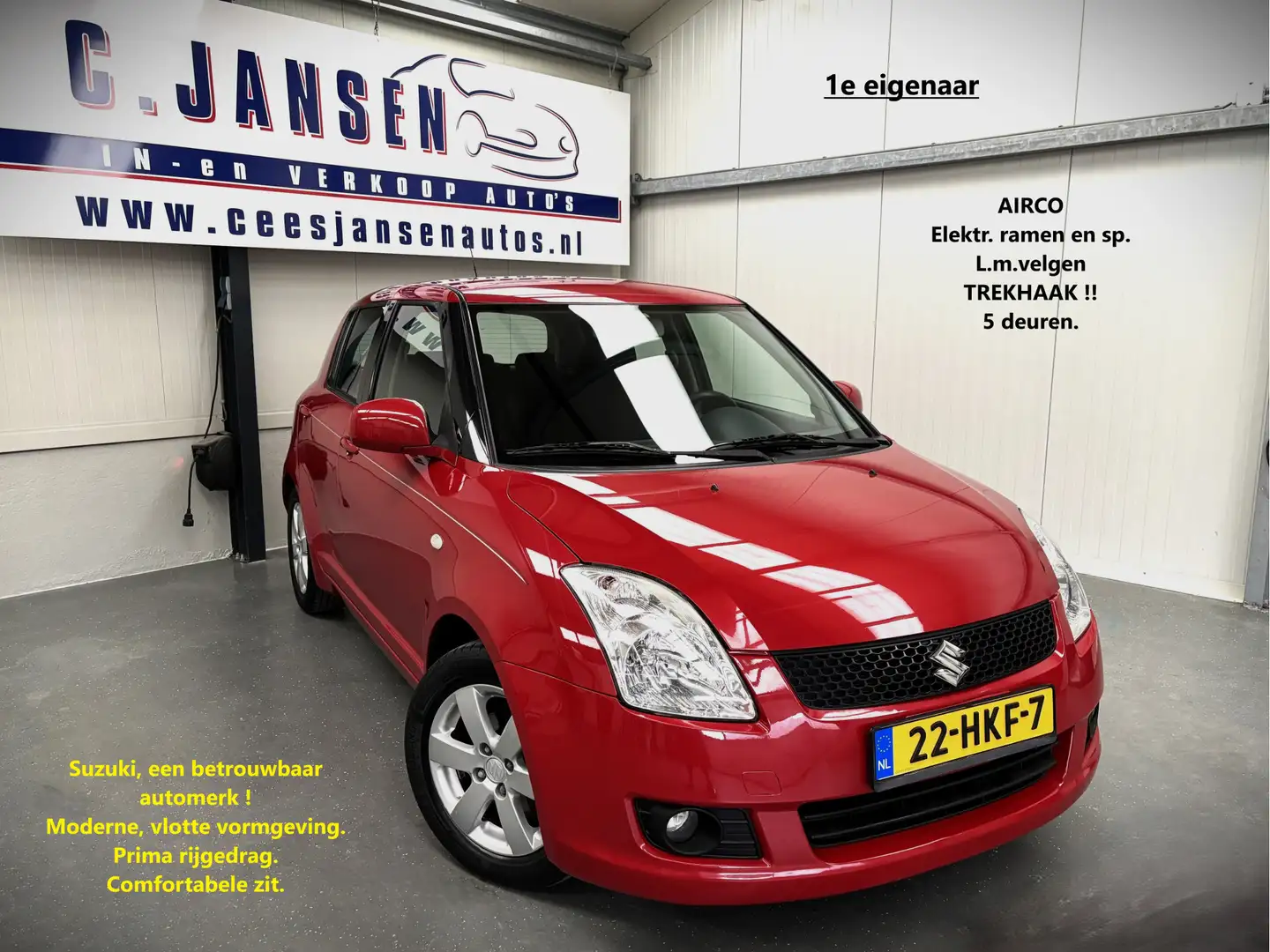 Suzuki Swift 1.3 Shogun LEUKE AUTO !! Rood - 1