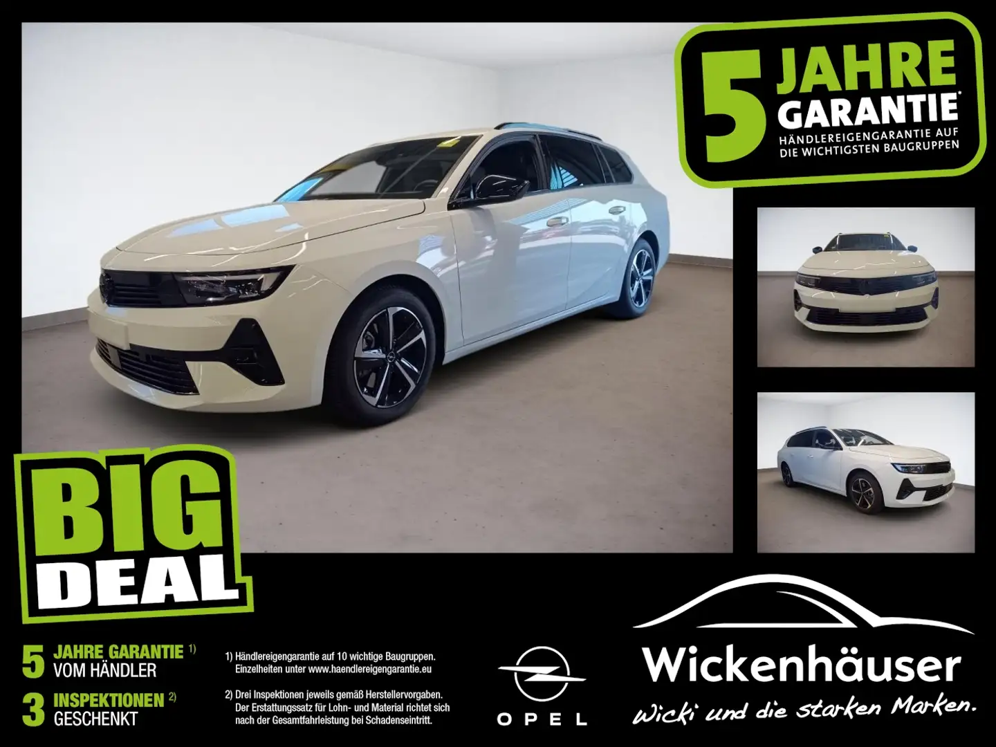 Opel Astra L Sports Tourer 1.2 Turbo GS ACC+AHK+LED Weiß - 1