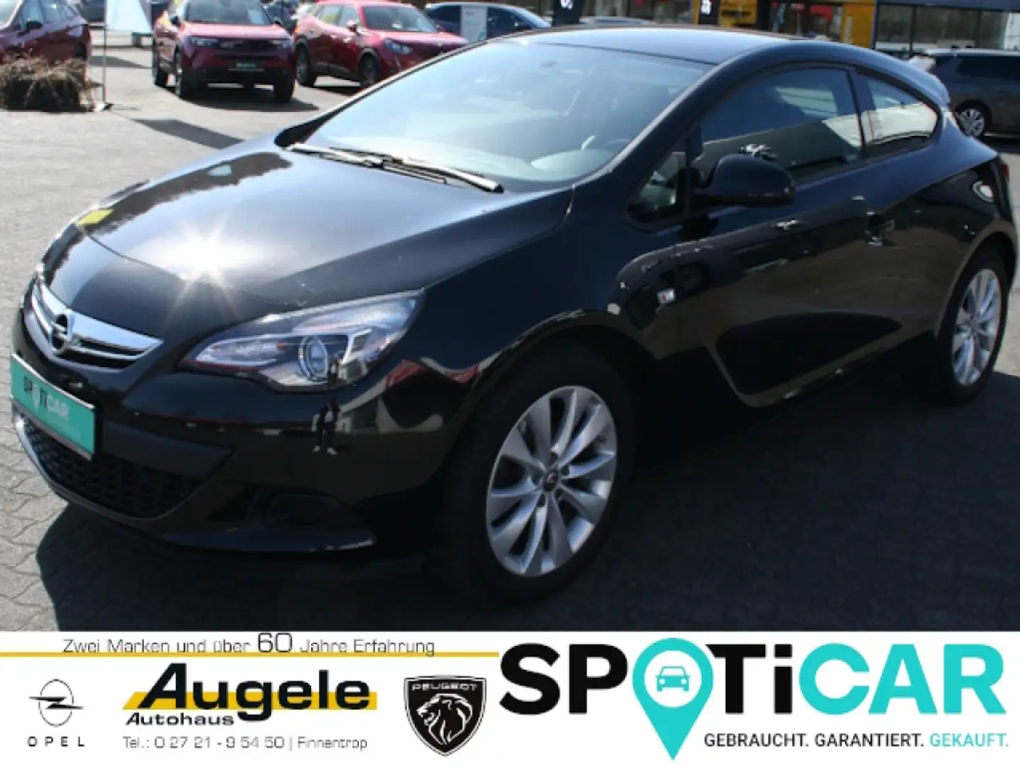 Opel Astra GTC 1.4 Turbo 120PS Navi, SHZ, LHZ, PDC, Klimaat. Negro - 1