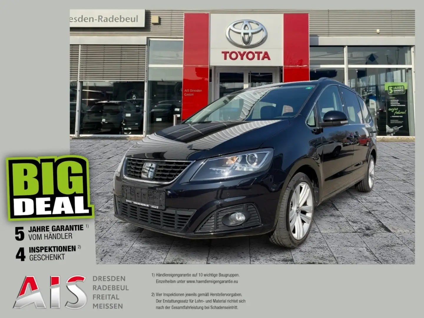 SEAT Alhambra 2.0 TDI Xcellence Leder*Xenon*ACC*DAB* Schwarz - 1