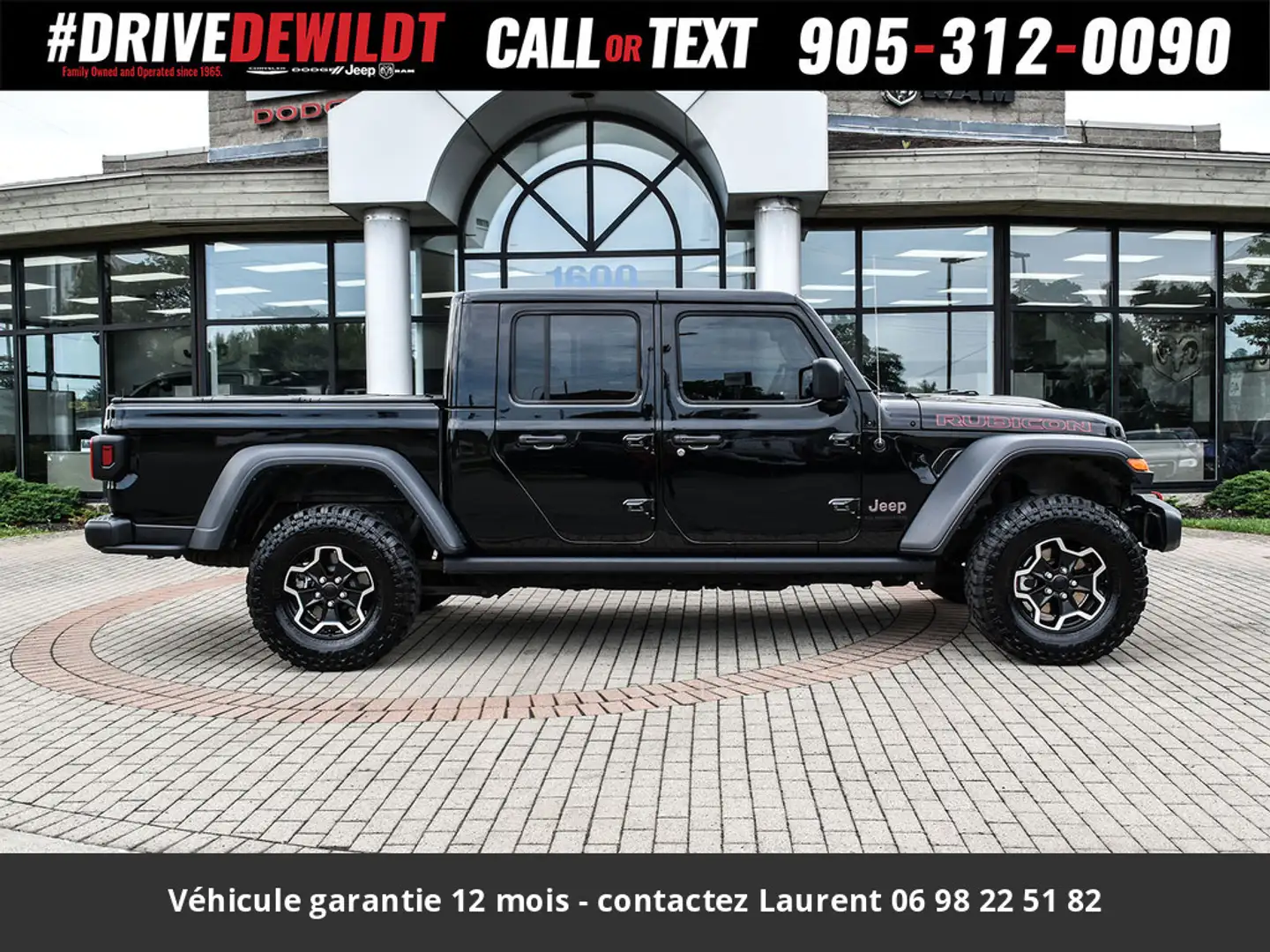 Jeep Gladiator Rubicon 4x4 Tout compris hors homologation 4500e Noir - 1