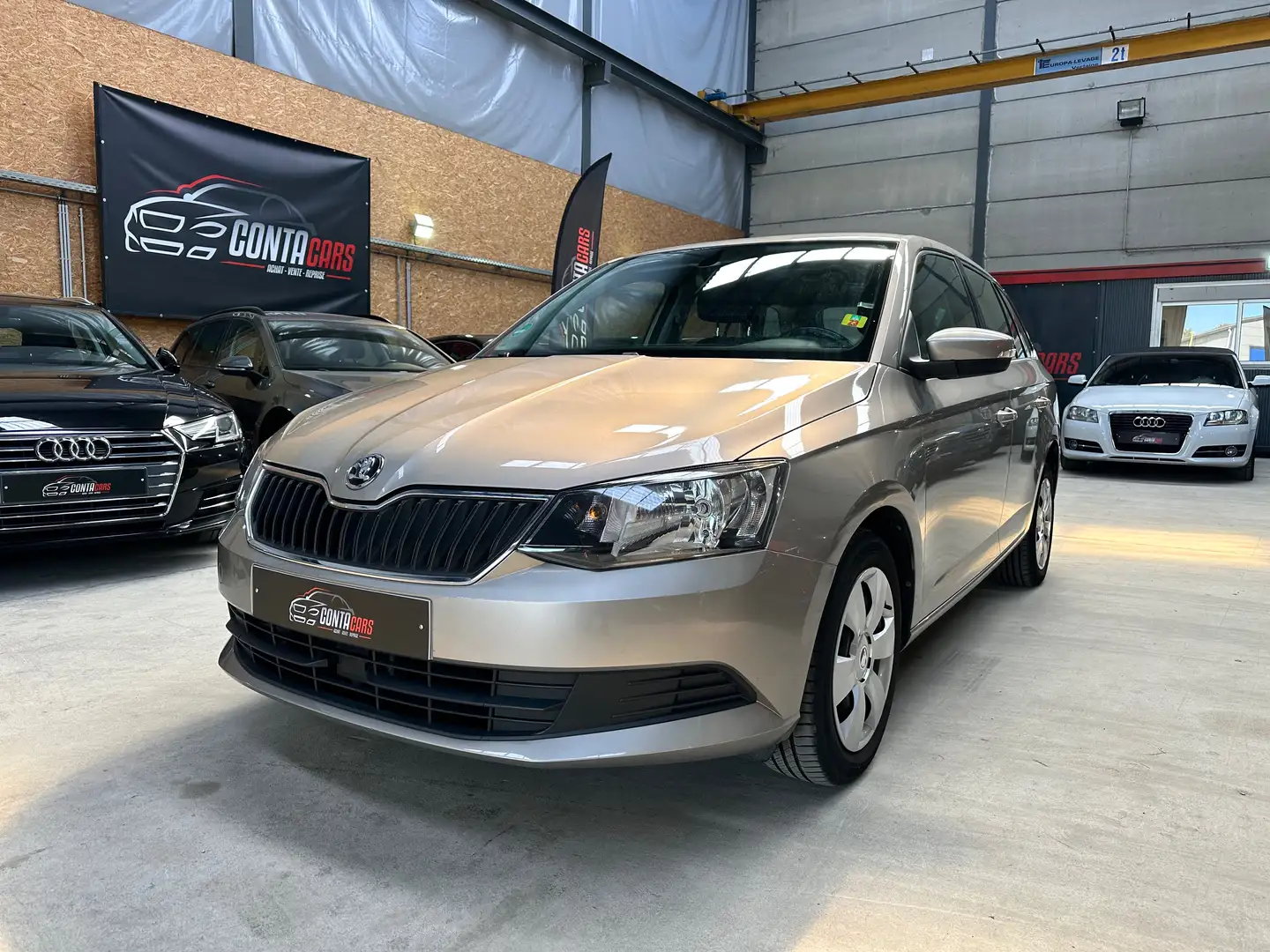 Skoda Fabia 1.0i Ambition Gris - 1