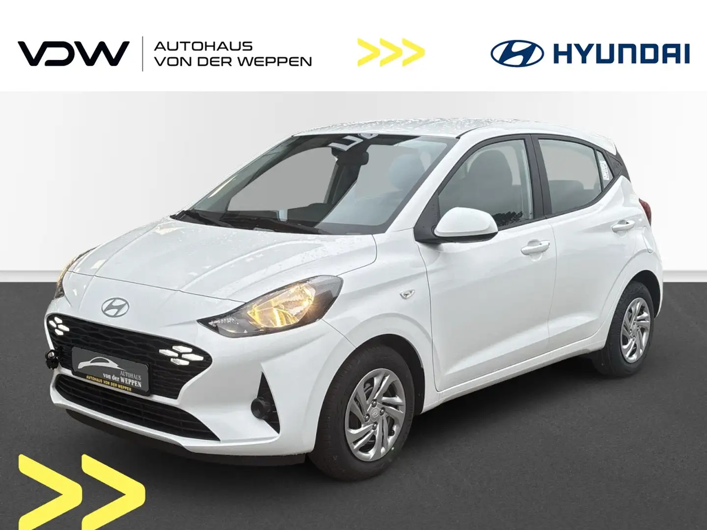 Hyundai i10 Select*Navi*PDC*Klima*Kamera*uvm* Klima Navi Weiß - 1