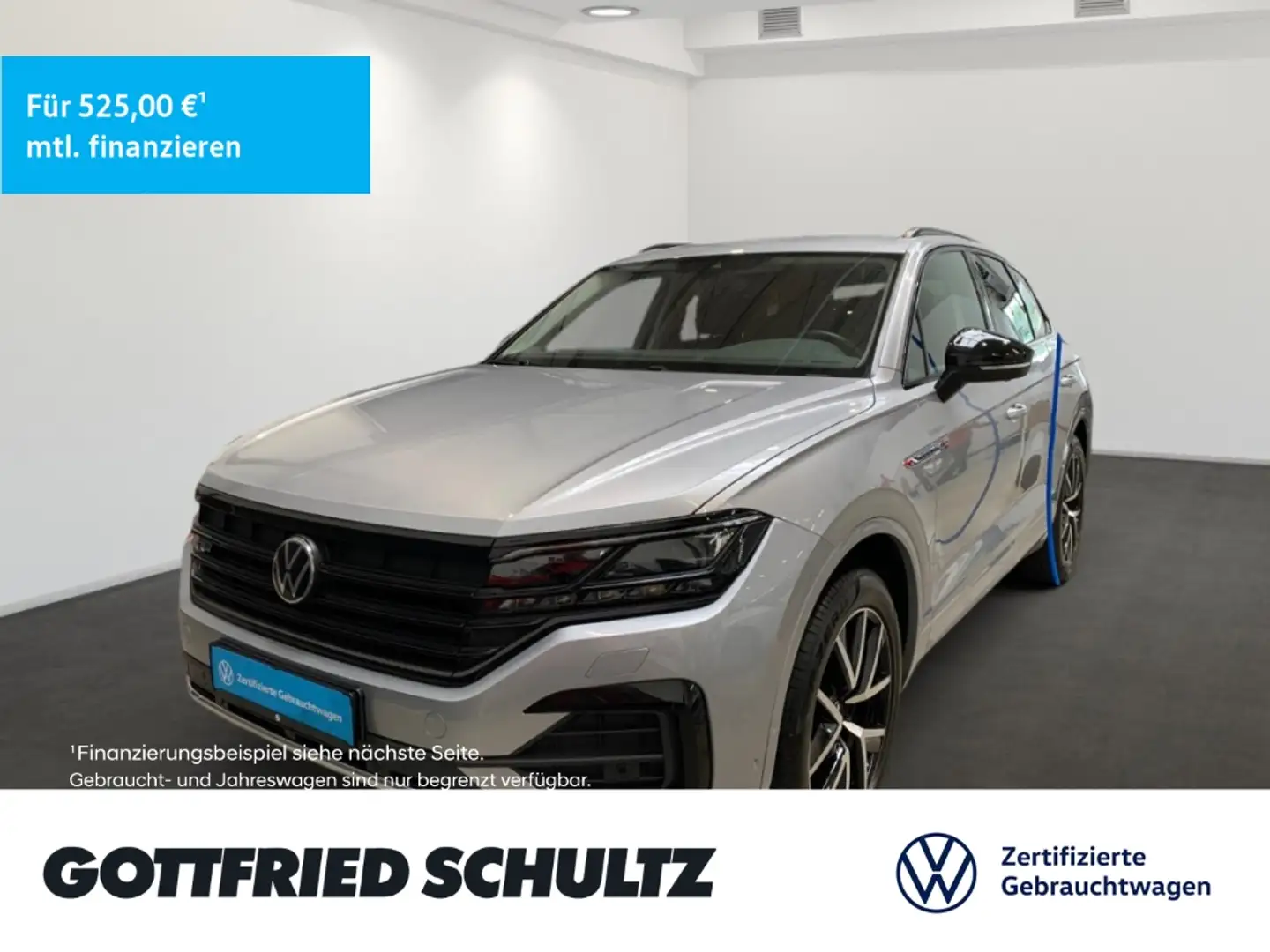 Volkswagen Touareg R-LINE TDI DSG V6 BLACK-STYLE AHK APP NAVI Argent - 1