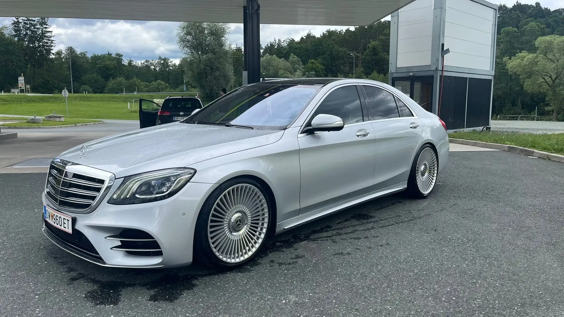 Mercedes-Benz S 400 d lang 4MATIC Aut. Silber - 2
