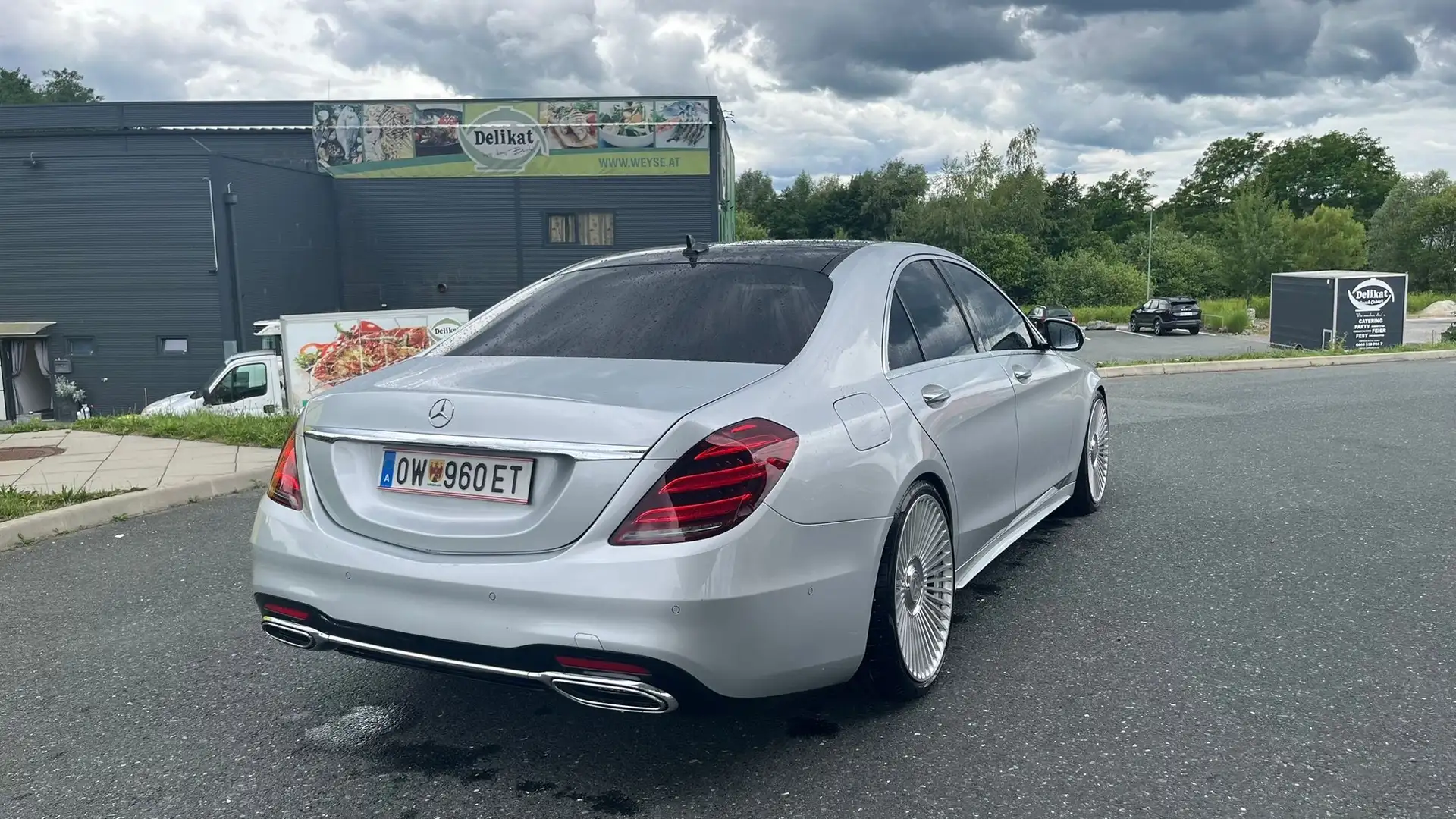 Mercedes-Benz S 400 d lang 4MATIC Aut. Silber - 1