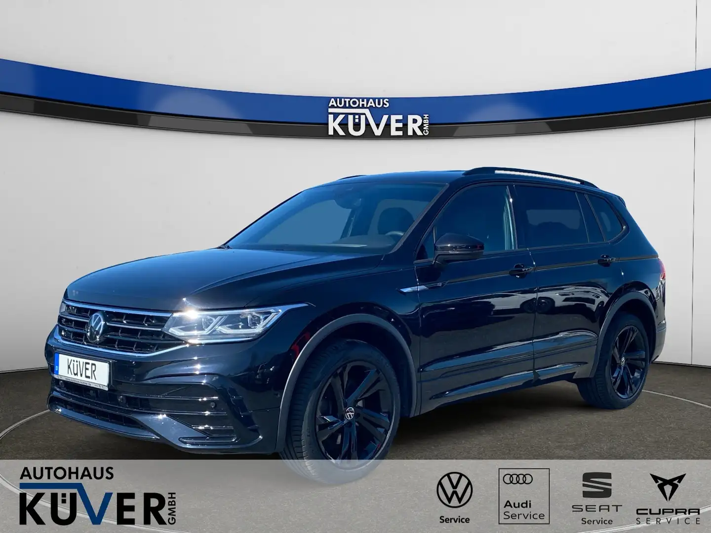 Volkswagen Tiguan Allspace R-Line 2,0 TSI DSG 4M+Navi+AHK Schwarz - 1