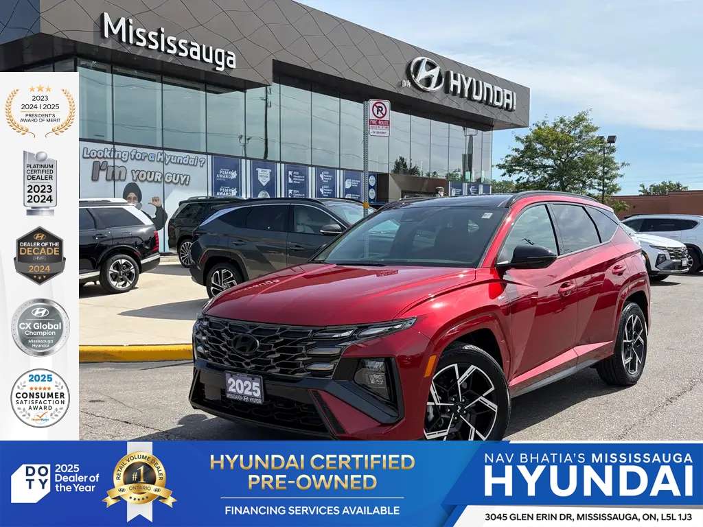 Red 2025 Hyundai Tucson Hybrid SUV / Crossover All-Wheel Drive Automatic