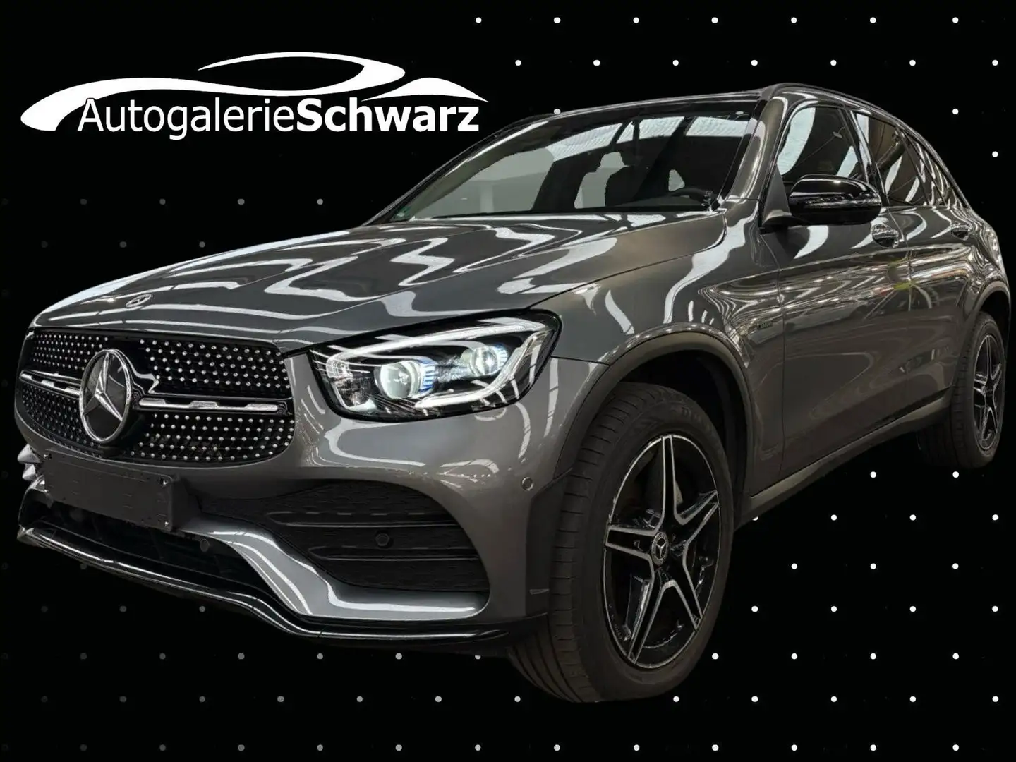 Mercedes-Benz GLC 300 e 4M AMG NIGHT WIDE AUGR+360°AMB KEY PANO Gris - 1