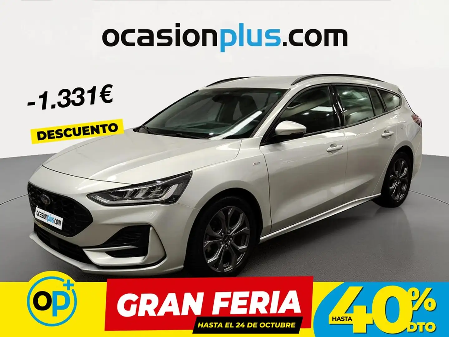 Ford Focus Sportbreak 1.0 Ecoboost MHEV ST-Line 155 Aut. Gris - 1