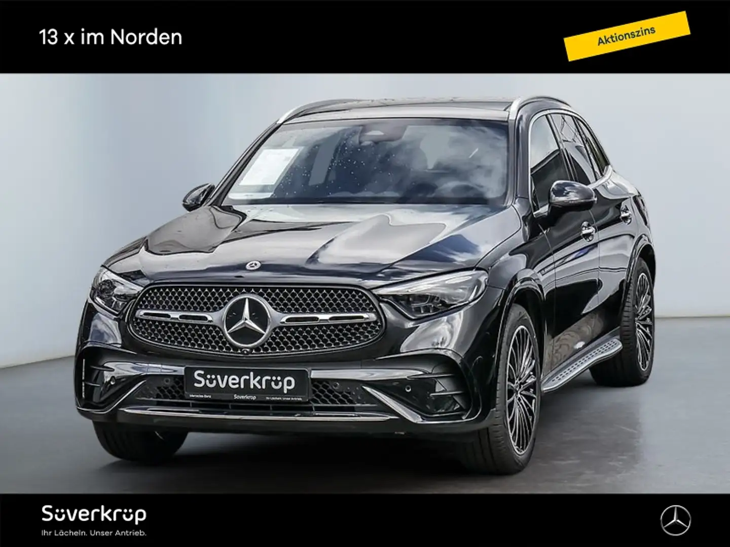 Mercedes-Benz GLC 300 4M BURM AMG DISTR SPUR PANO 360 AHK PDC Schwarz - 2