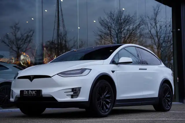 Tesla Model X 75D Base 6p. / 1e Eigenaar / Pearl White Metallic