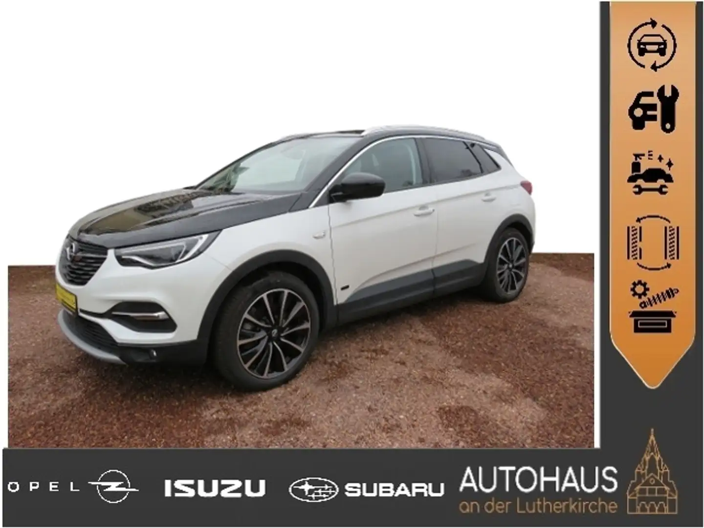 Opel Grandland X Hybrid 4 Ultimate *AHZV**7,4kW OBC* Blanc - 1