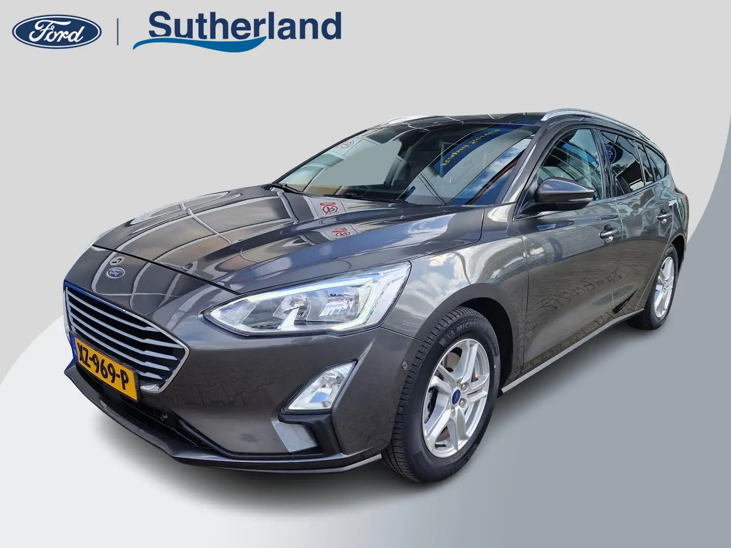 Ford Focus Wagon 1.0 EcoBoost Trend Edition Business | Wegkla Grijs - 1
