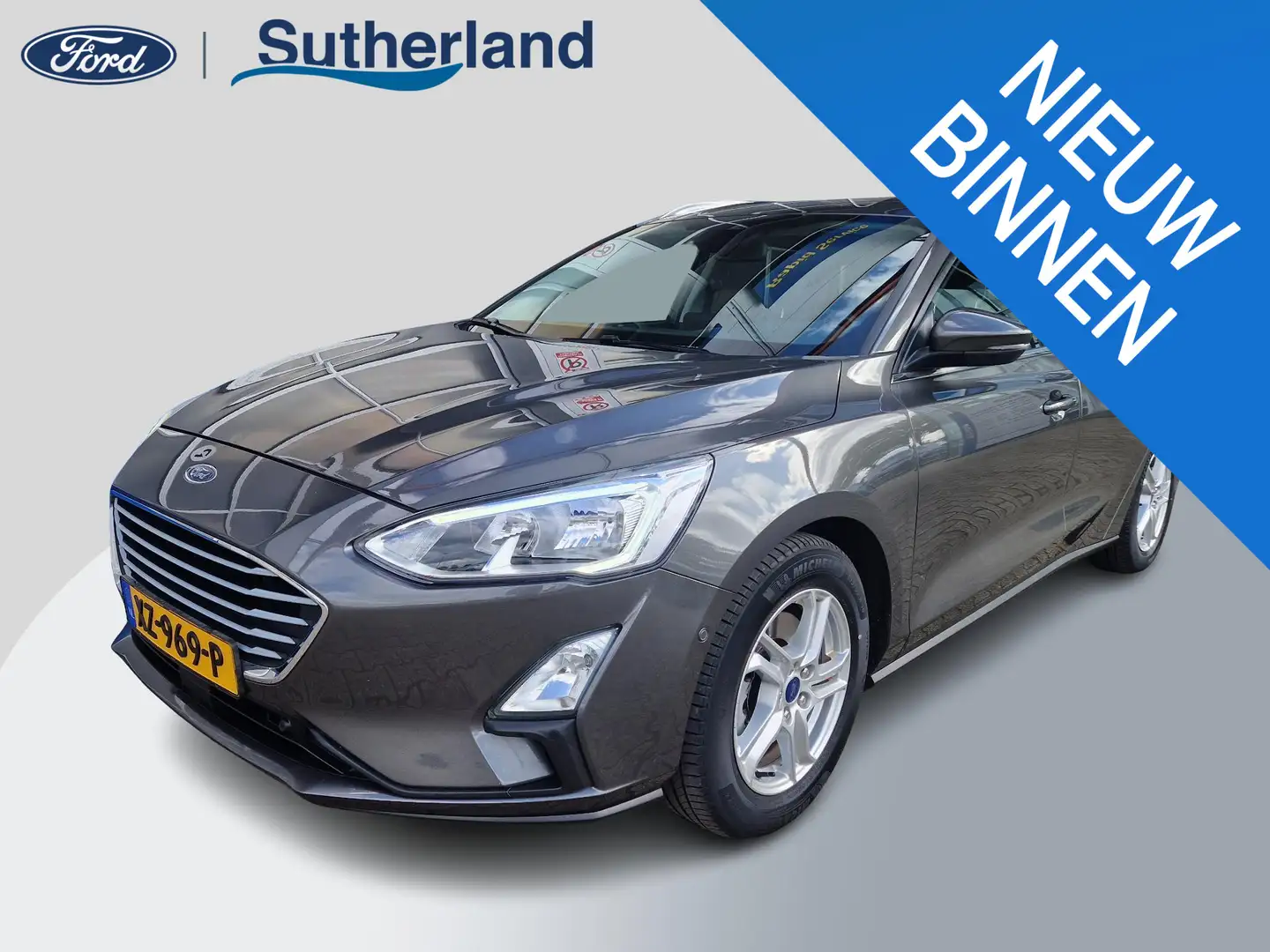 Ford Focus Wagon 1.0 EcoBoost Trend Edition Business | Wegkla Grijs - 1