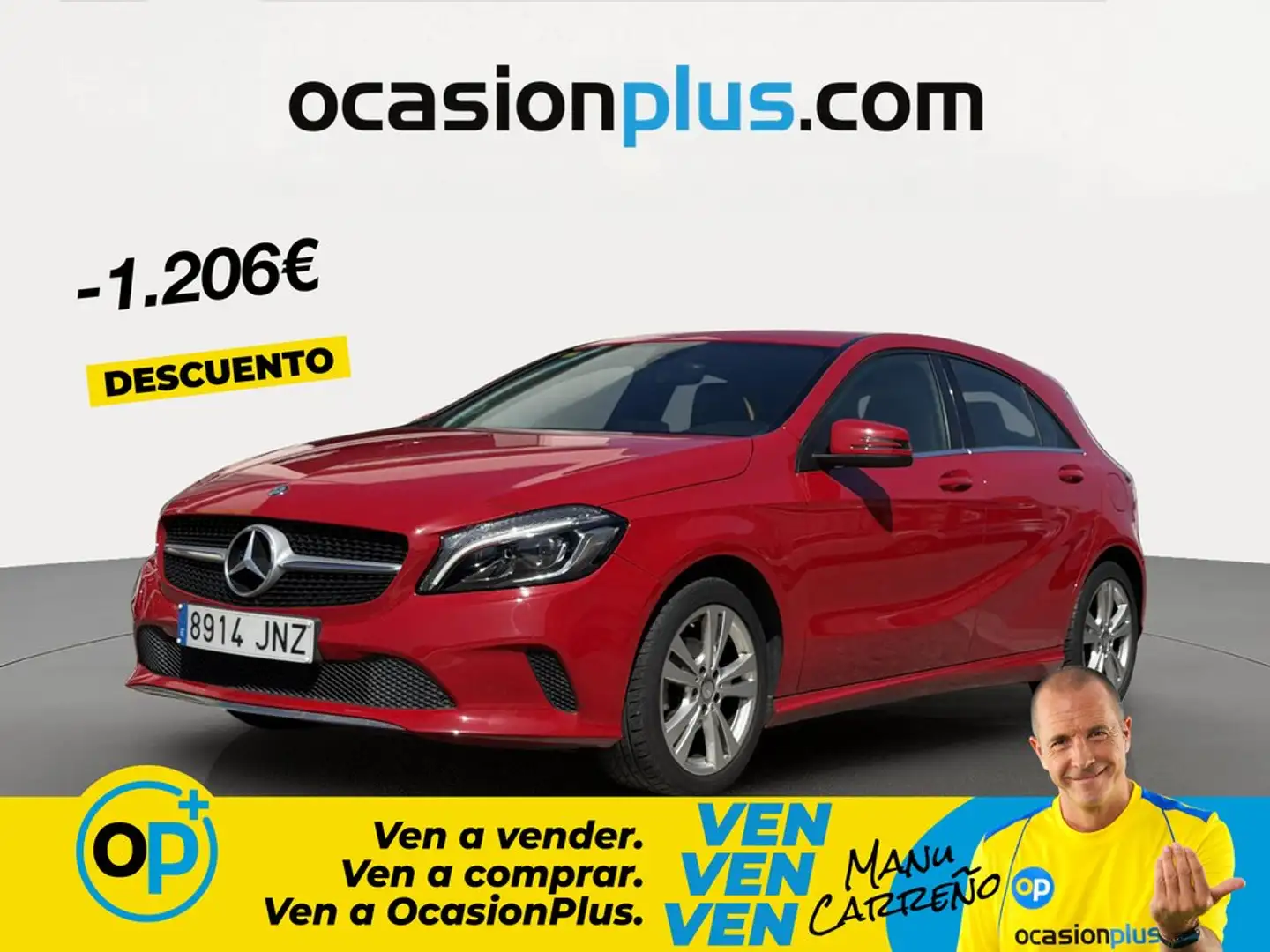 Mercedes-Benz A 180 180d Rojo - 1