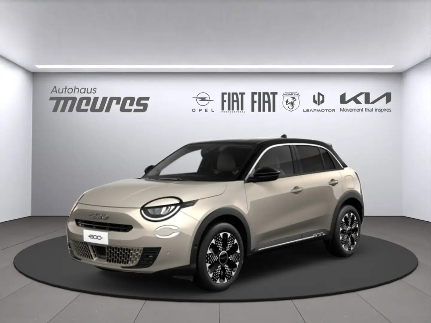 Fiat 600 La Prima, 1.2 T3 Hybrid 145 PS, DCT, Vollausstattu Beige - 1