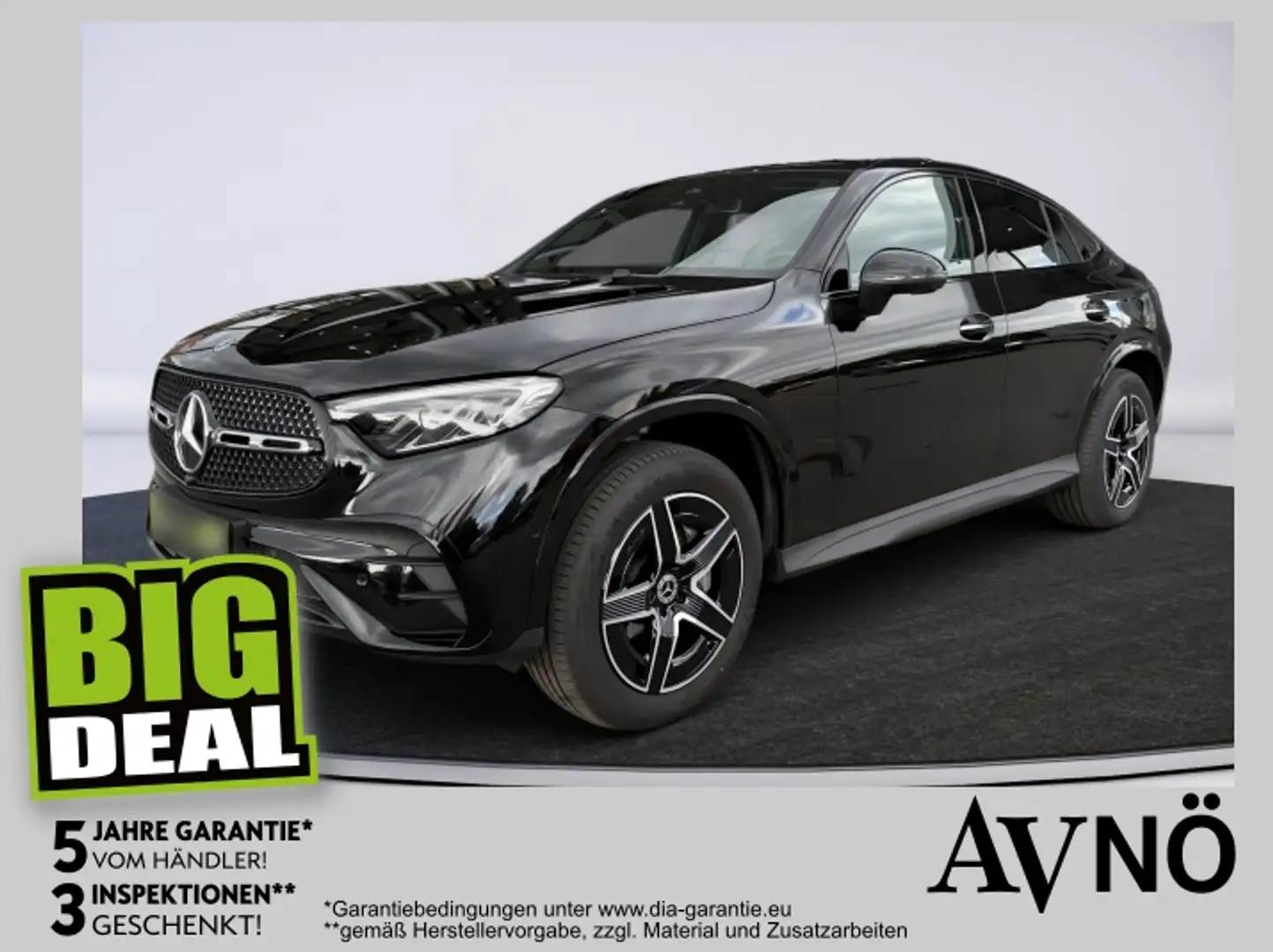 Mercedes-Benz GLC 300 e 4M COUPE AMG LINE AHK 360 GRAD KAM Schwarz - 1